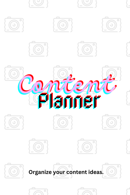 The Ultimate Content Planner for Creators!