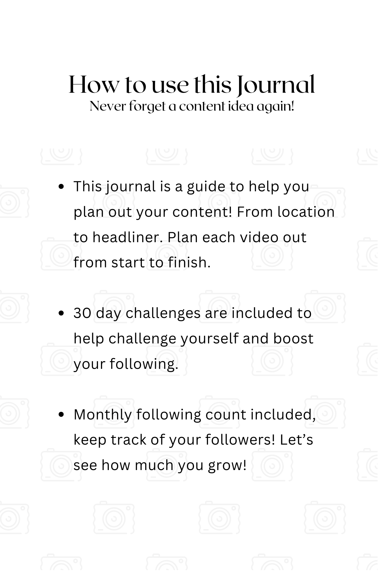 The Ultimate Content Planner for Creators!