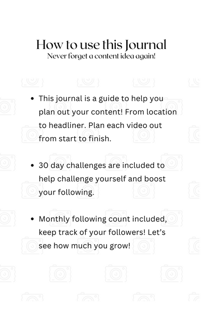 The Ultimate Content Planner for Creators!